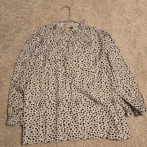 Leopard Print Dress Shirt